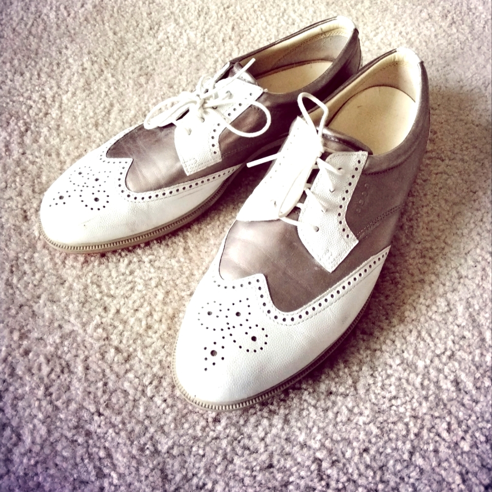 Ecco Oxford Style Golf Shoes